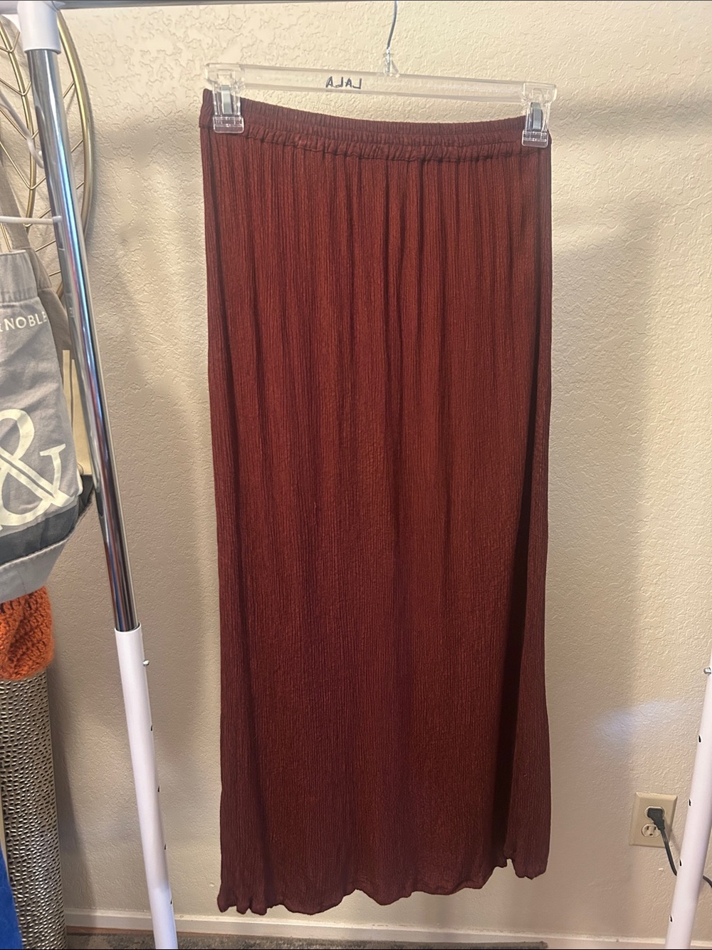 Rust Red Maxi Skirt by Pangea